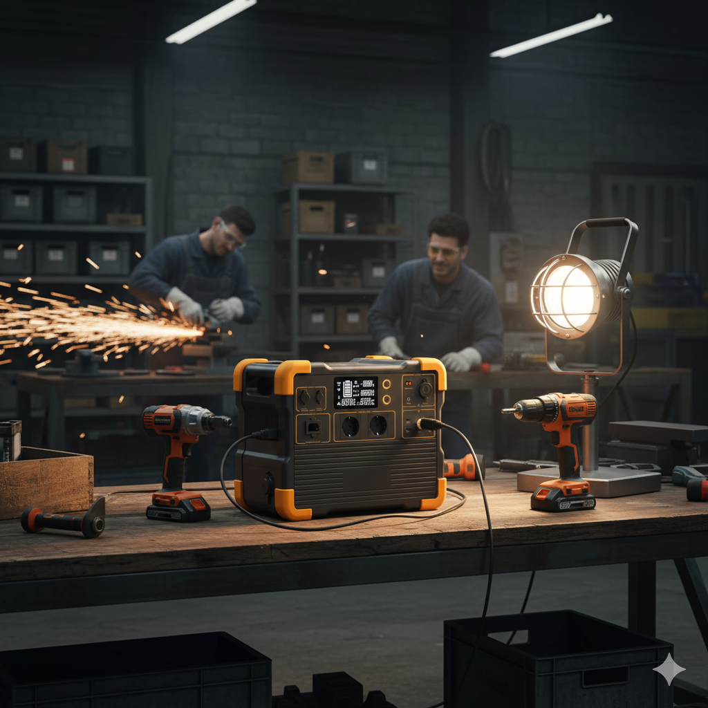 E2400LFP | Estación de Energía Portátil 2400W — 2048Wh (LiFePO4)