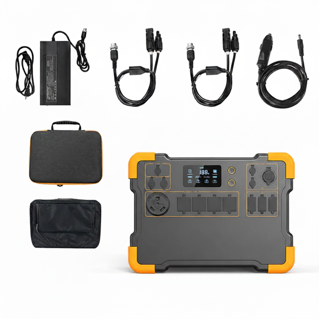 E2000LFP | Estación de Energía Portátil 2000W — 1920Wh (LiFePO4)