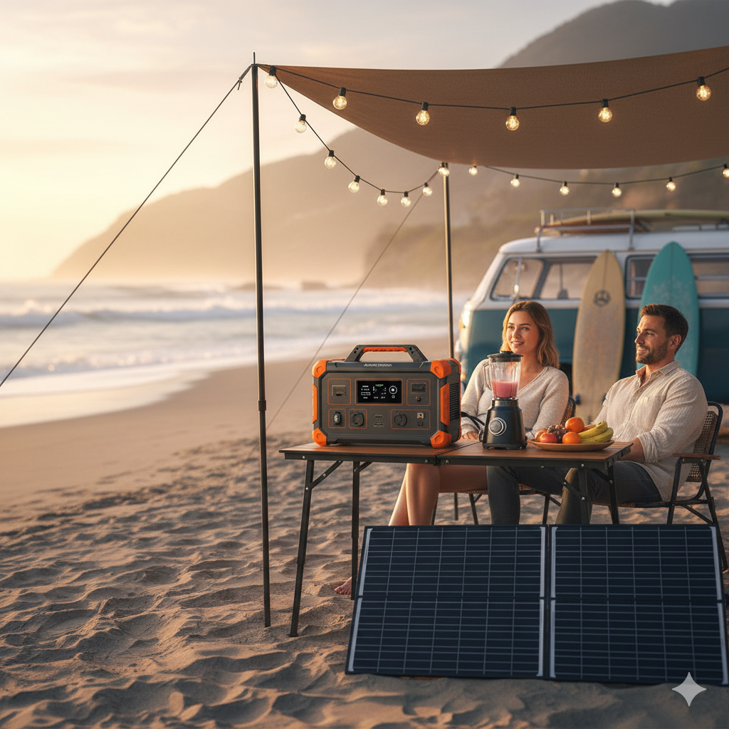 E3600LFP | Estación de Energía Portátil 3600W — 3072Wh (LiFePO4)