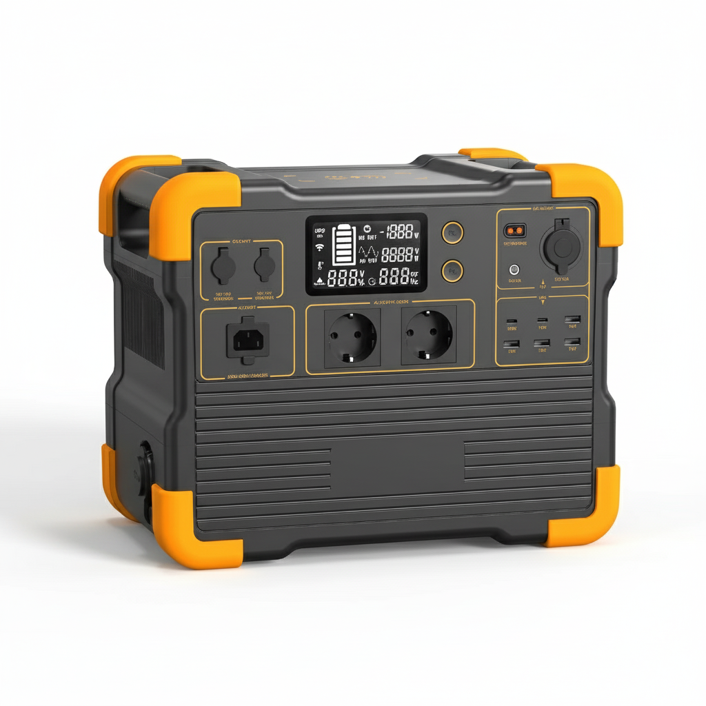 E1500LFP | Estación de Energía Portátil 2200W — 1536Wh (LiFePO4)