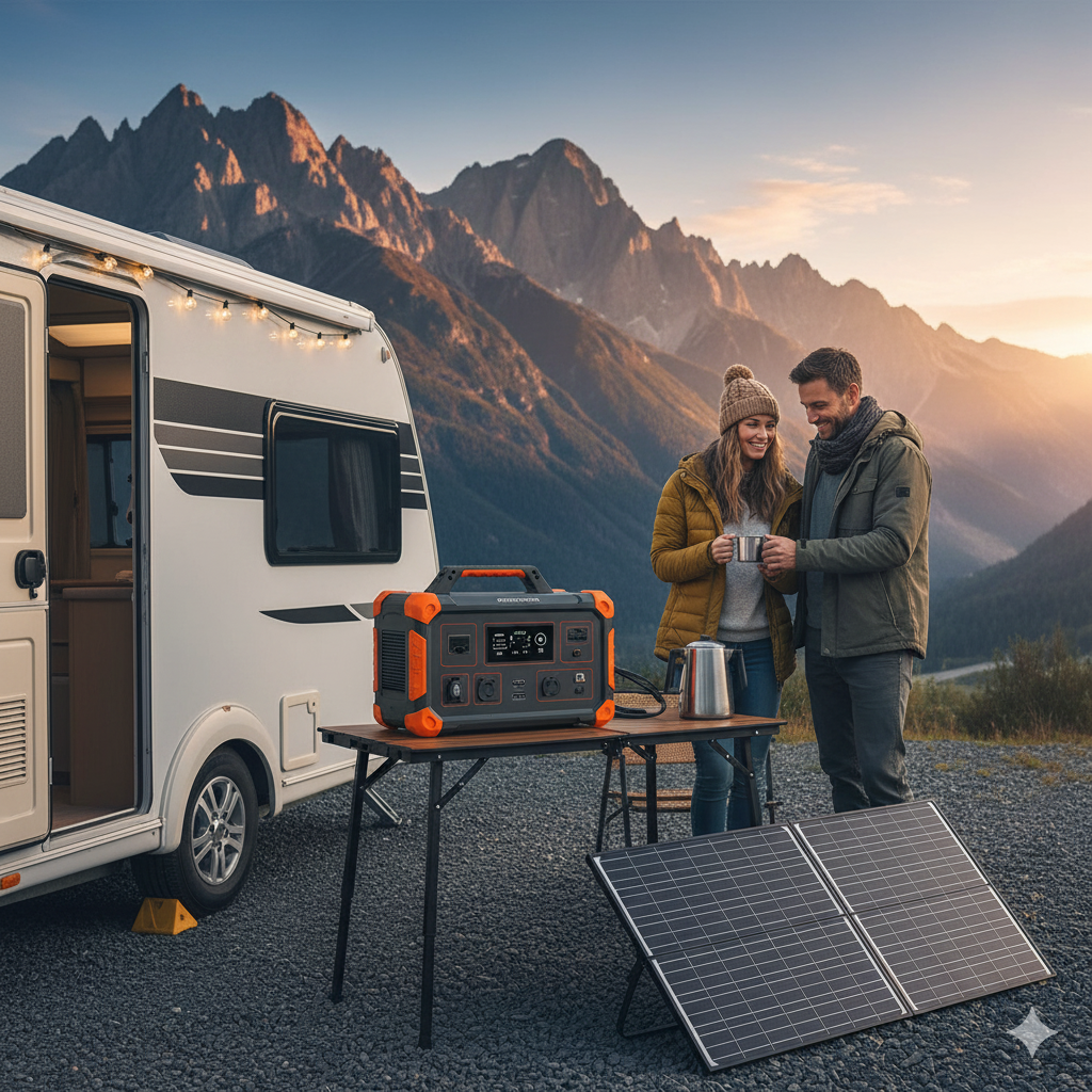 E1500LFP | Estación de Energía Portátil 2200W — 1536Wh (LiFePO4)