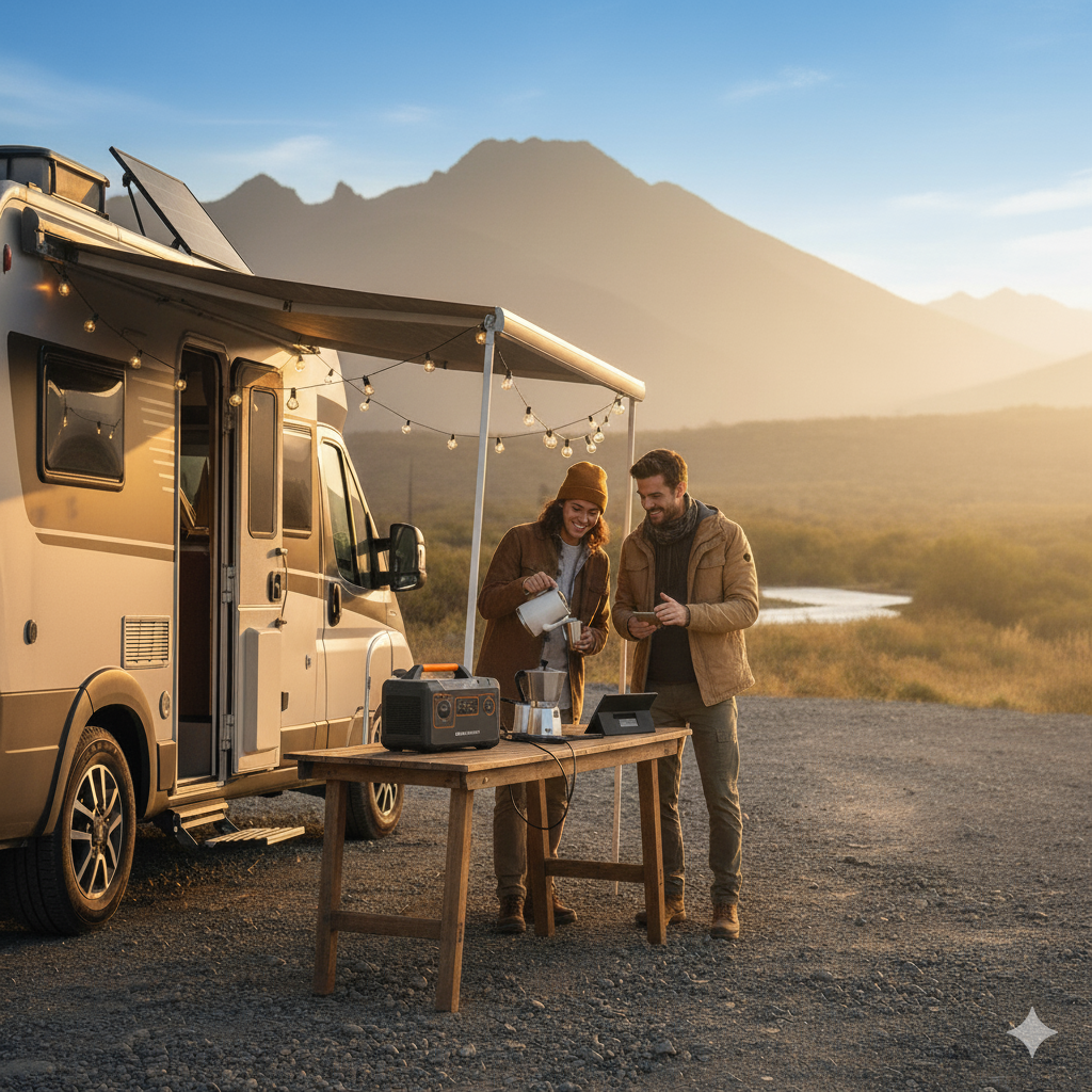 E1500LFP | Estación de Energía Portátil 2200W — 1536Wh (LiFePO4)