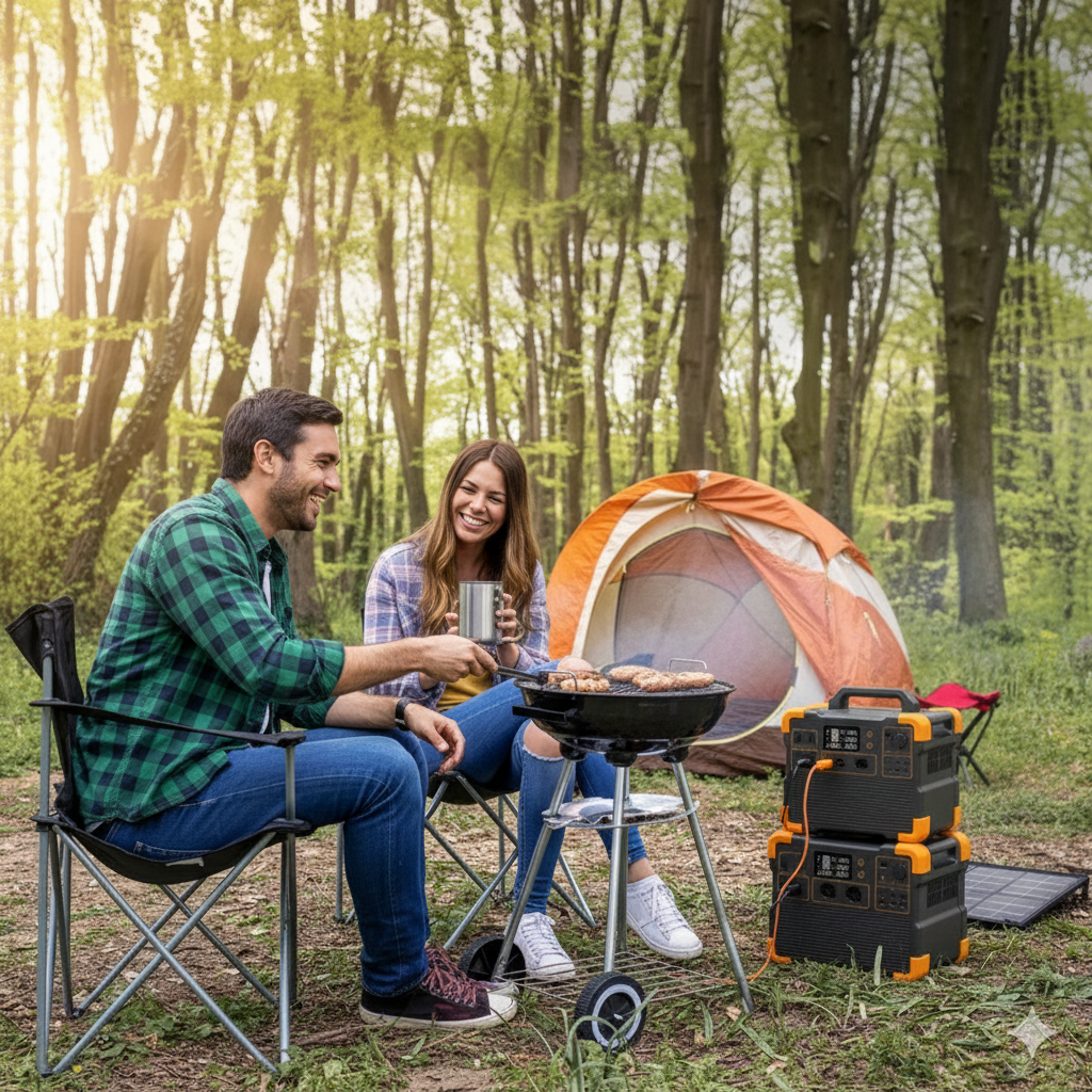 E3600LFP | Estación de Energía Portátil 3600W — 3072Wh (LiFePO4)