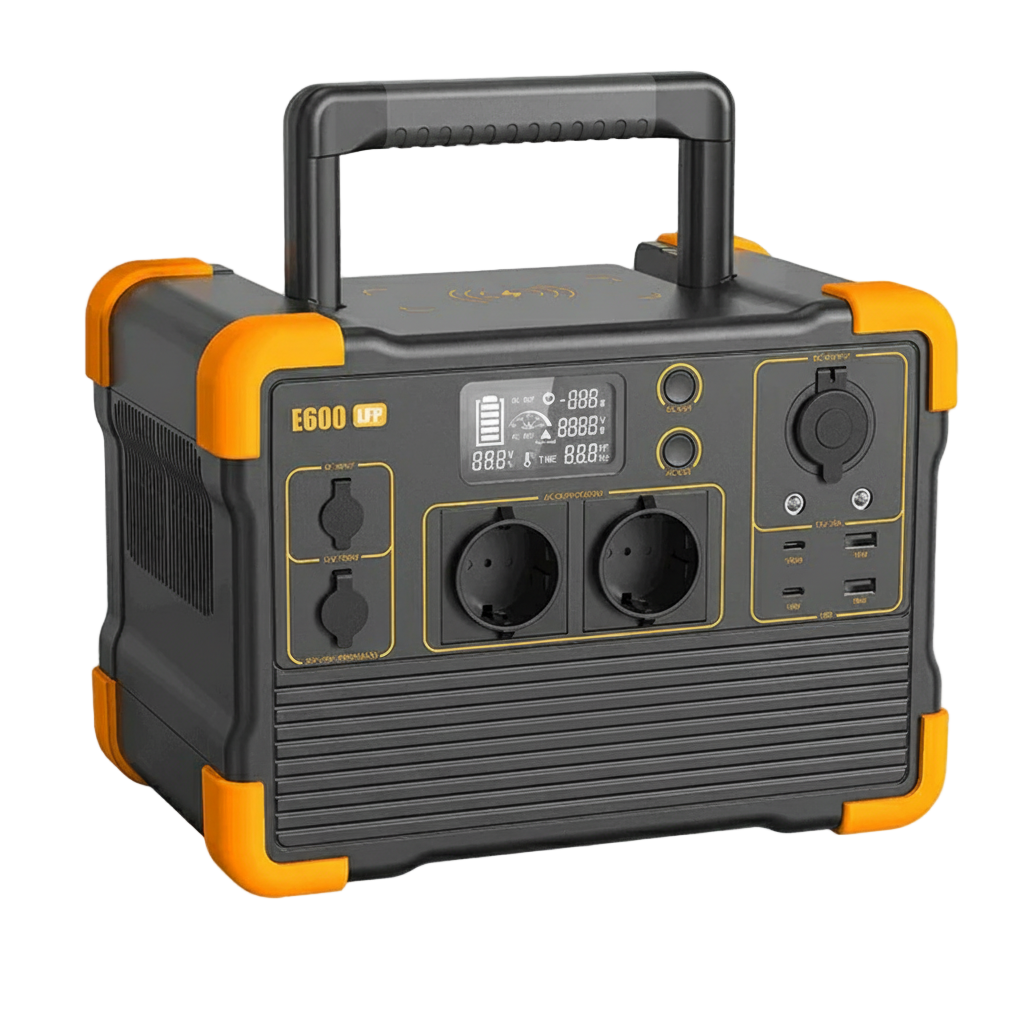 E600LFP | Estación de Energía Portátil 1200W — 614Wh (LiFePO4)