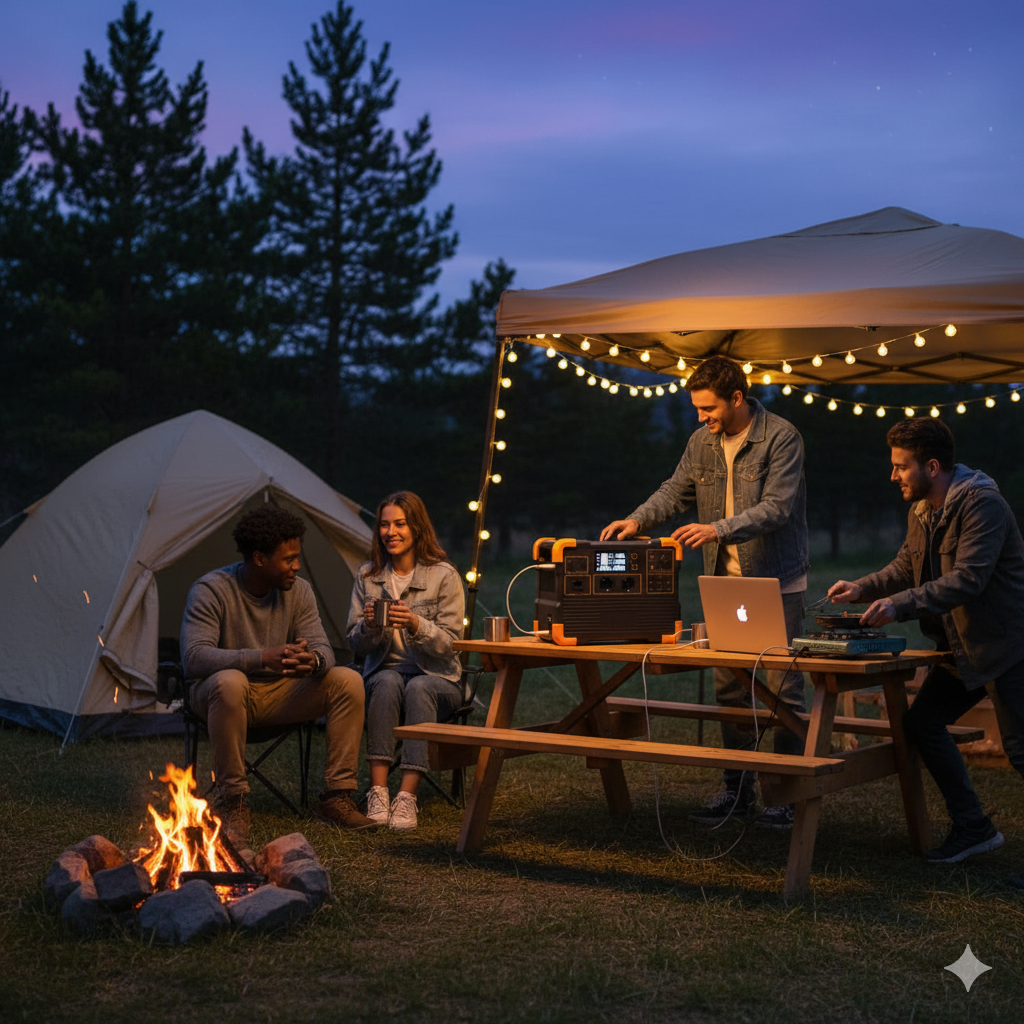 E2400LFP | Estación de Energía Portátil 2400W — 2048Wh (LiFePO4)